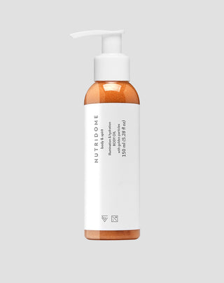 Ulei de corp stralucitor cu efect de stralucire cu ulei de jojoba si ulei de argan Nutridome - 1