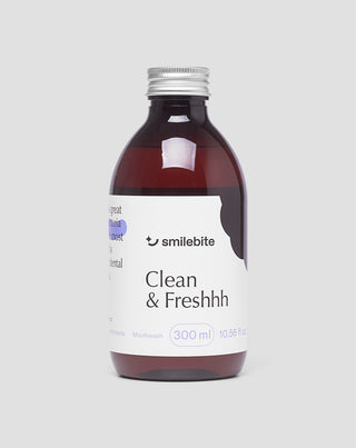 Solutie de apa de gura cu aroma de menta cu actiune anticoroziva Smilebite