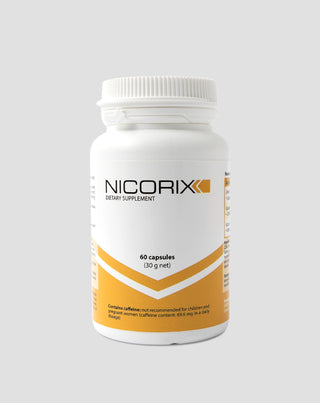 Nicorix comprimate de sprijin pentru renunțarea la fumat fără nicotină 60 capsule - 1