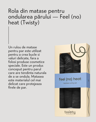 Rola de par pentru ondularea parului fara caldura Feel (no) heat Twisty