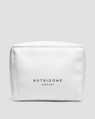 Geanta cosmetica spatioasa din piele ecologica Nutridome