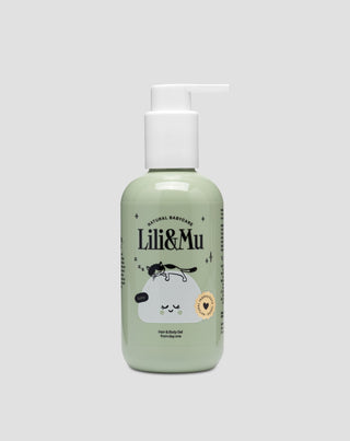 Gel de baie pentru bebeluși, potrivit pentru copiii de la 1 zi din viața lui, Lili&Mu