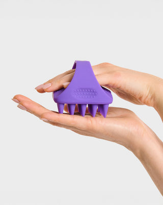 Masor de scalp din silicon moale cu răsucire pentru stimularea microcirculației - 5