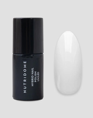 Lac de unghii semipermanent UV/LED White Classic 001 Nutridome - 1