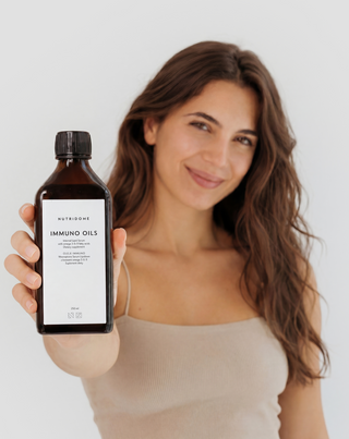 Ulei pentru imunitate cu acizi grași omega 3-6-9 în formă lichidă Immuno Nutridome 250 ml - 4