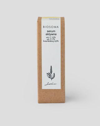 Ser de față Biosoma cu vitamina C 15% și vitamina E care luminează decolorarea - 3