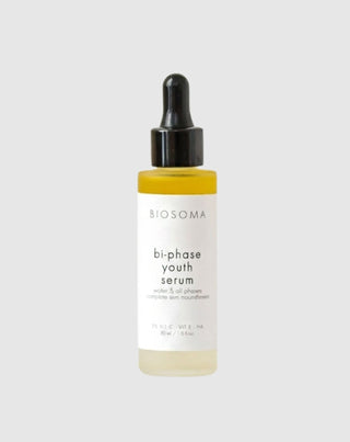 Ser de față anti-îmbătrânire în două faze cu acid hialuronic și uleiuri naturale Biosoma - 1