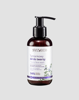 Gel de curățare pentru spălare a feței pentru netezire și strălucire cu acid malic Sylveco - 1