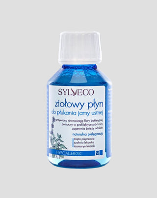 Apa de gură pe bază de plante cu extracte naturale fără alcool Sylveco - 1