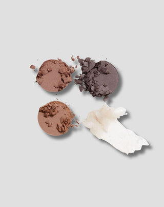 O paletă de 3 umbre și o ceară incoloră pentru coafarea sprâncenelor pentru un efect Gosh de lungă durată - 2