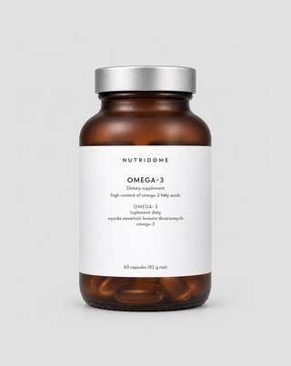 Omega-3 Nutridome pentru imunitate si buna functionare a creierului, inimii si vederii 60 capsule - 1