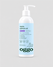 Ulei de somon pentru câini Omega-3 EPA și DHA pentru inimă, creier și imunitate Oggo 250 ml