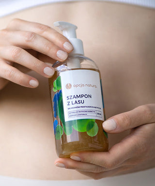 Șampon de pădure pentru păr gras cu ou și aloe Option Natura - 2