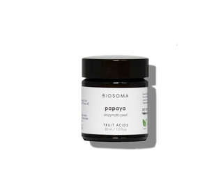 Peeling enzimatic - Mască cu papaya pentru toate tipurile de ten linia RAW Biosoma - 1