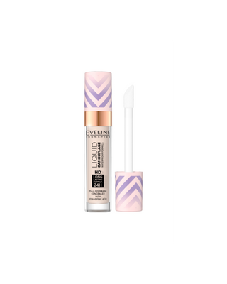 Corector de camuflaj rezistent la apă cu acid hialuronic nr 01 light porcelain Liquid Camouflage Eveline - 1