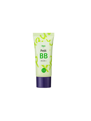 BB cream revigorant cu filtru SPF25 Aqua Petit cu extract de ceai verde pentru toate tipurile de piele Holika Holika - 1