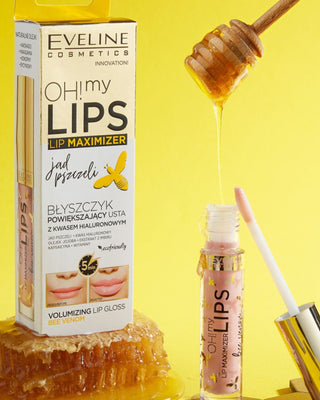Luciu de buze pentru volum, cu acid hialuronic cu venin de albine Oh! My Lips Lip Maximizer Eveline - 2