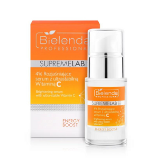 Ser iluminator cu vitamina C 4% ultrastabilă Supremelab Energy Boost Bielenda