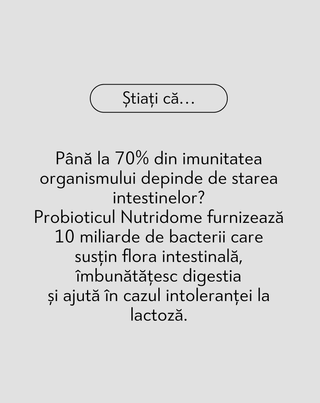 Probiotic cu 10 miliarde de bacterii lactice si PRO 10 BIOTIC Nutridome 60 capsule - 3