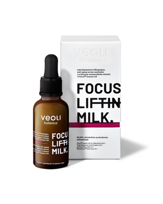 Ser emulsie anti-aging și de lifting cu bakuchiol Focus lifting milk Veoli Botanica - 1