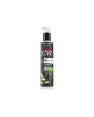 Gel de curățare a feței cu cărbune activ și aloe vera Equilibra - 1