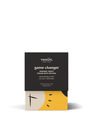 Cremă naturală de față Game Changer cu retinol 30 ml Resibo - 3