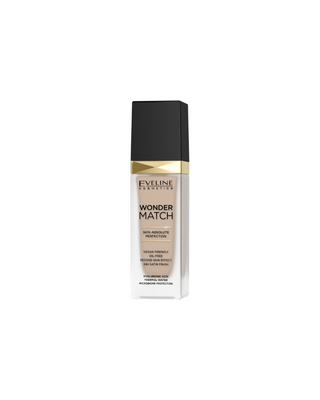 Fond de ten de lux care se adaptează pielii nr 12 light natural Wonder Match Eveline