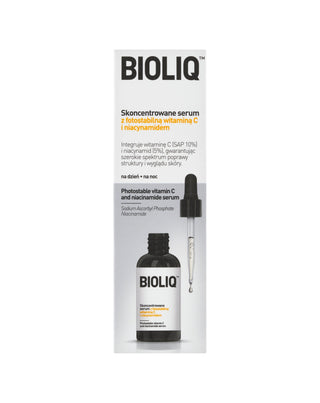 Ser pro-concentrat cu vitamina C fotostabilă și niacinamidă Bioliq - 1
