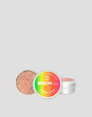 Exfoliant de buze căpșuni cu lămâie verde cu vitamina E hidratant și netezitor Bracia Mydlarze - 2