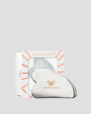 Cryo Ice Gua Sha Crystallove placă de masaj facial gua sha din oțel inoxidabil - 1