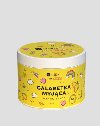 Jeleu de spălat de baie pentru copii galben mango salsa HiSkin for Kids - 1