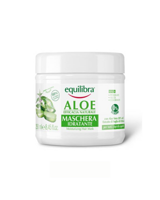 Mască hidratantă de păr cu aloe pentru susținerea creșterii părului Equilibra - 1