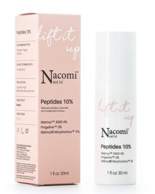 Serul de față cu peptide antirid 10% ridică linia mandibulară a Nacomi Next Level - 1