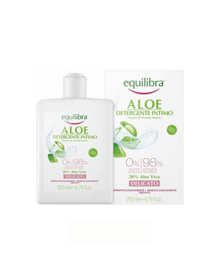 Gel delicat pentru igienă intimă cu un conținut ridicat de aloe vera Equilibra - 1