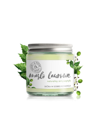 Unt natural de laur pentru leziuni ale pielii antiseptic și antibacterian E-Fiore - 1