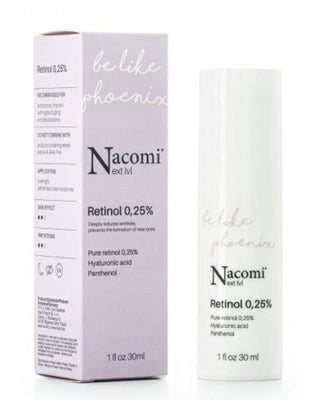 Ser de față de noapte Nacomi Next Level cu 0,25% retinol pentru riduri și acnee