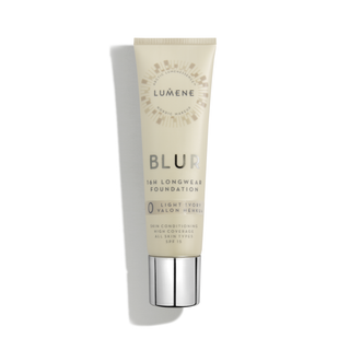 Fond de ten de netezire cu acoperire ridicată până la 16h Blur 0 Light Ivory cu SPF 15 Lumene