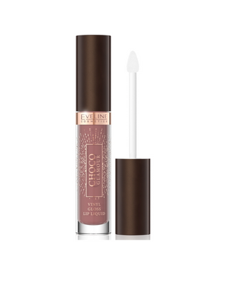 Ruj lichid cu efect glossy lips 03 Toffee Chocolate Choco Glamour Eveline - 1