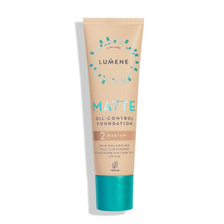 Fond de ten matifiant cu acoperire ridicată Matte 2 Medium cu SPF 20 Lumene - 1