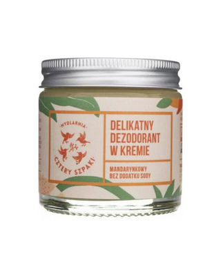Deodorant delicat în cremă de mandarine, fără sifon Mydlarnia Cztery Szpaki - 1