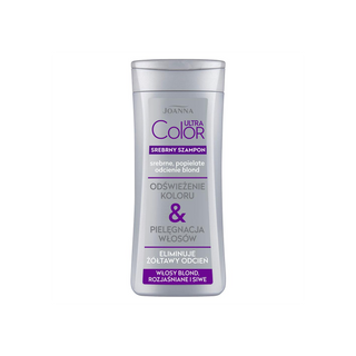 Șampon argintiu pentru nuanțe de blond cenușiu reduce nuanța gălbuie Ultra Color Joanna