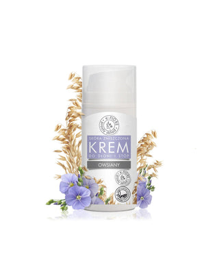 Cremă de fulgi de ovăz cu ulei de in și portocale pentru mâini și picioare E-Fiore - 1
