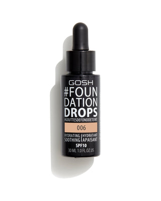 Fond de ten hidratant și liniștitor cu vitamina E și spf 10 color 006 tawny fond de tendrops Gosh - 1