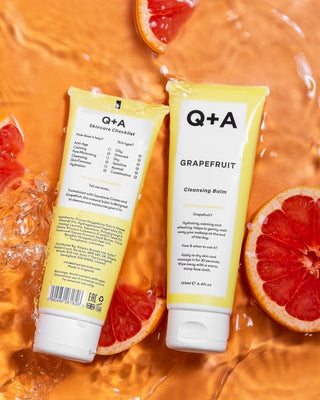 Balsam de grepfrut pentru spălarea feței hidratant și calmant Grapefruit Cleansing Balm Q+A - 2