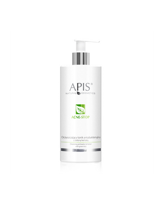 Tonic antibacterian demachiant cu ceai verde Acne-Stop Apis - 1