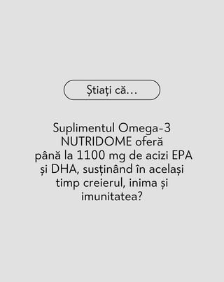 Omega-3 Nutridome pentru imunitate si buna functionare a creierului, inimii si vederii 60 capsule - 4