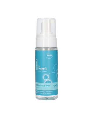 Be Organic spumă blândă de curățare a feței, cu efect hidratant și revigorant