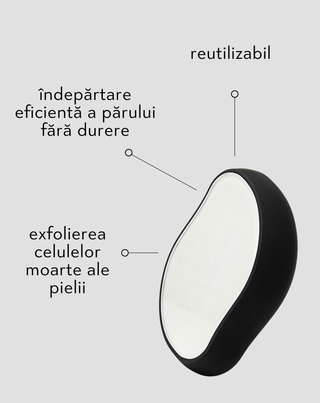 Epilator de cristal nedureros pentru indepartarea parului si a pielii moarte Nutridome - 4