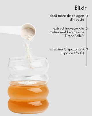Elixir anti-aging cu colagen de pește și complex DracoBelle™ Nu Orphica Clinic Ageless - 2