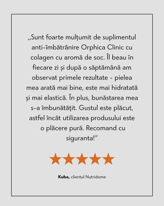Elixir anti-aging cu colagen de pește și complex DracoBelle™ Nu Orphica Clinic Ageless